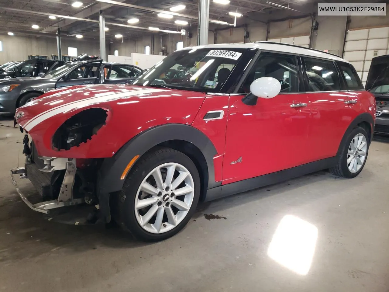 2019 Mini Cooper Clubman All4 VIN: WMWLU1C53K2F29884 Lot: 80269784