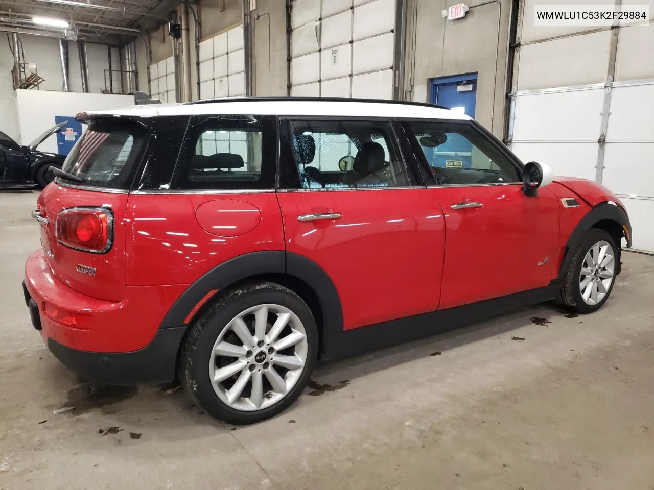 2019 Mini Cooper Clubman All4 VIN: WMWLU1C53K2F29884 Lot: 80269784