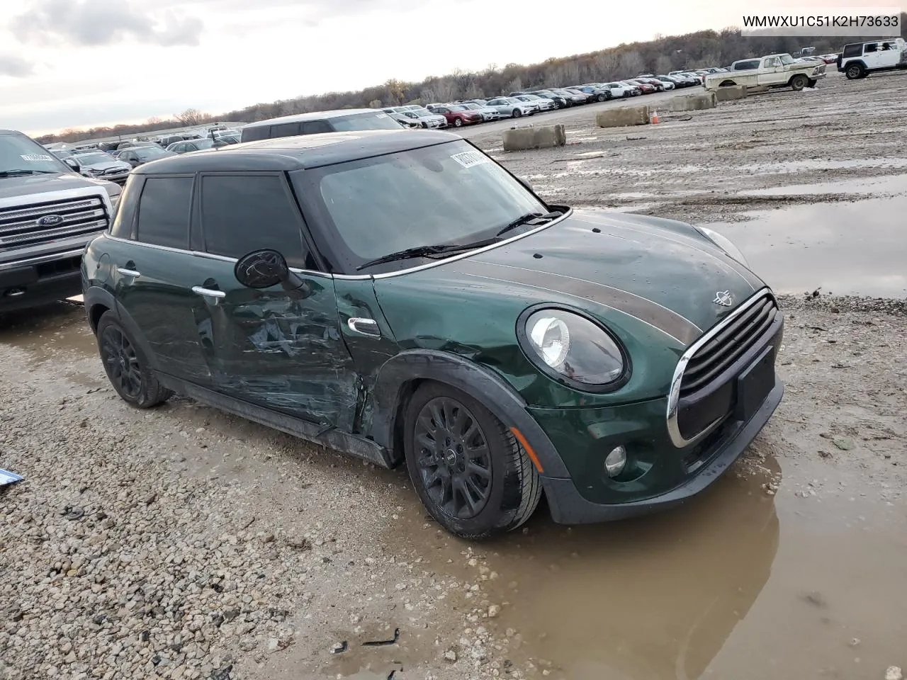 2019 Mini Cooper VIN: WMWXU1C51K2H73633 Lot: 80378114