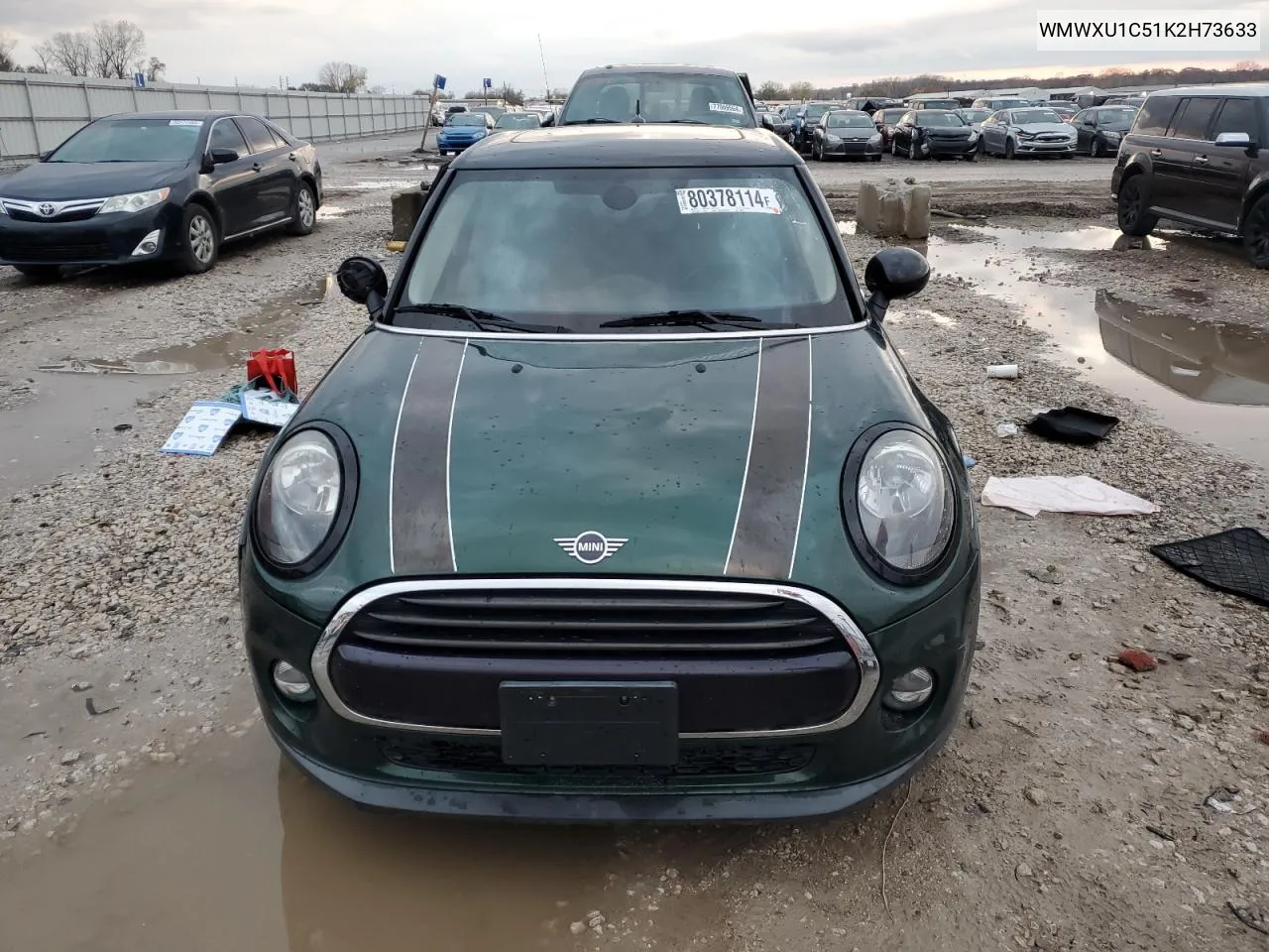 2019 Mini Cooper VIN: WMWXU1C51K2H73633 Lot: 80378114