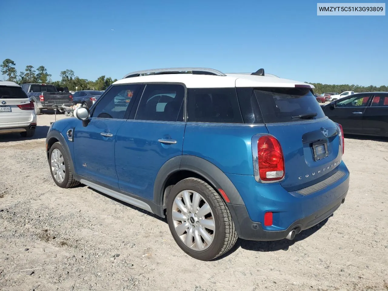 2019 Mini Cooper S Countryman All4 VIN: WMZYT5C51K3G93809 Lot: 80535784