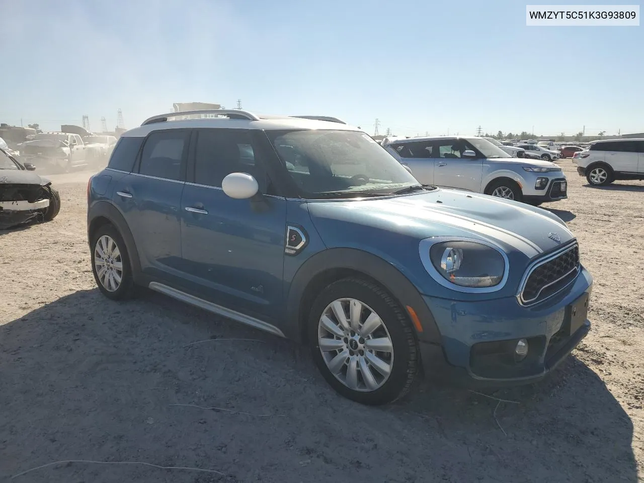 2019 Mini Cooper S Countryman All4 VIN: WMZYT5C51K3G93809 Lot: 80535784