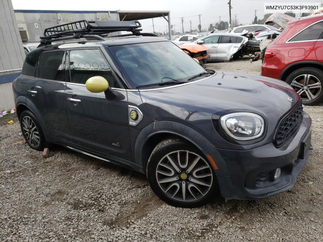 2019 Mini Cooper S E Countryman All4 VIN: WMZYU7C53K3F93901 Lot: 81088424