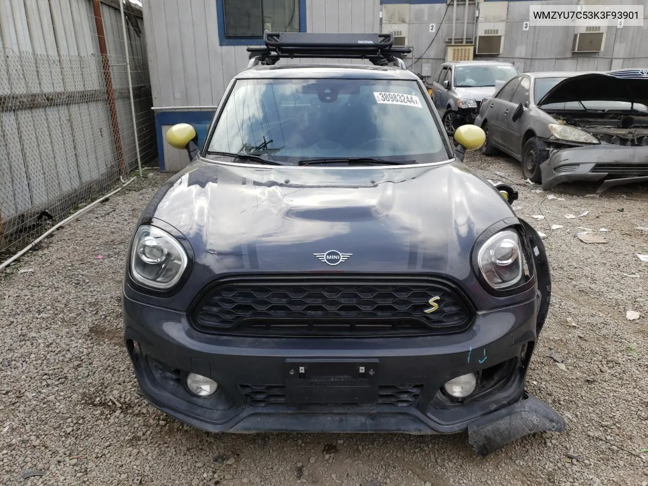 2019 Mini Cooper S E Countryman All4 VIN: WMZYU7C53K3F93901 Lot: 81088424