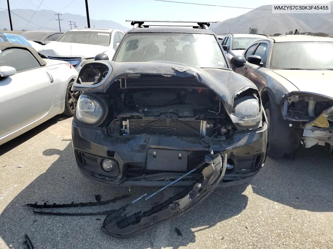 2019 Mini Cooper Countryman VIN: WMZYS7C50K3F45455 Lot: 81779504