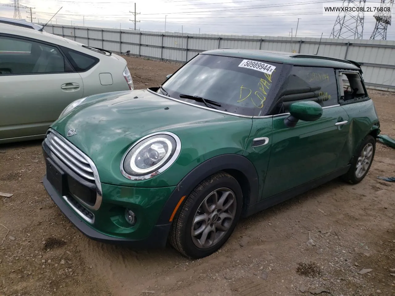 2020 Mini Cooper VIN: WMWXR3C08L2L76808 Lot: 50989944