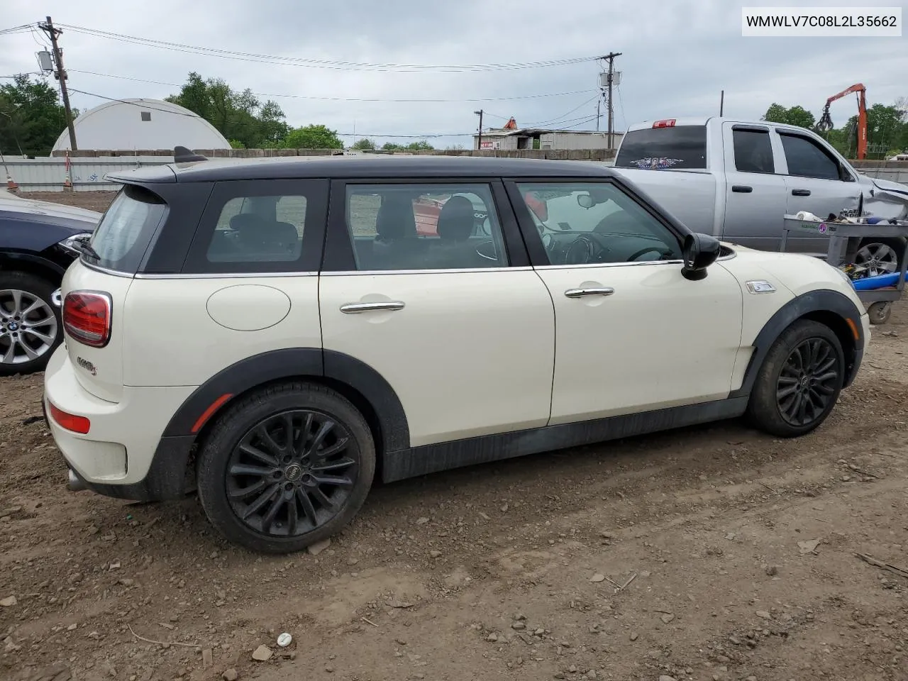 2020 Mini Cooper S Clubman VIN: WMWLV7C08L2L35662 Lot: 53812294