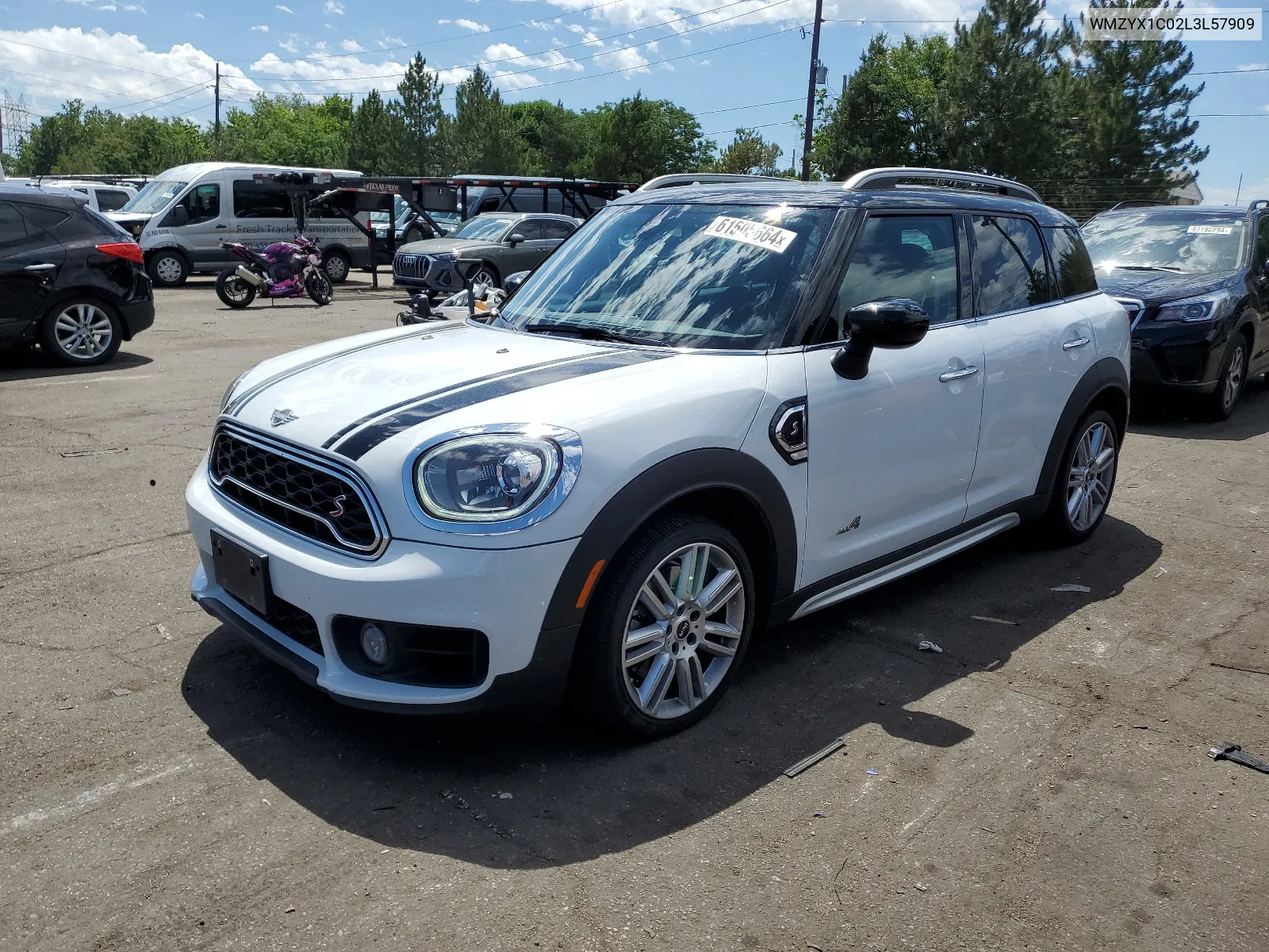 2020 Mini Cooper S Countryman All4 VIN: WMZYX1C02L3L57909 Lot: 61505664