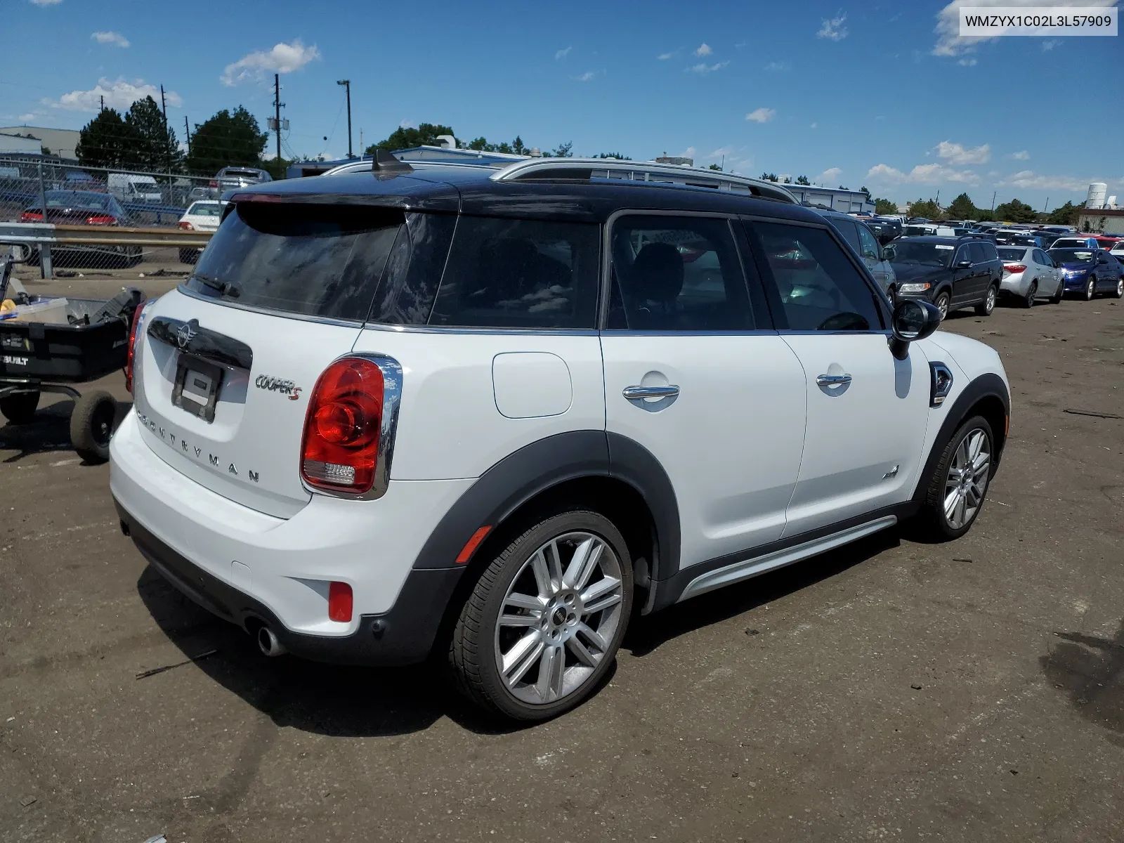 2020 Mini Cooper S Countryman All4 VIN: WMZYX1C02L3L57909 Lot: 61505664