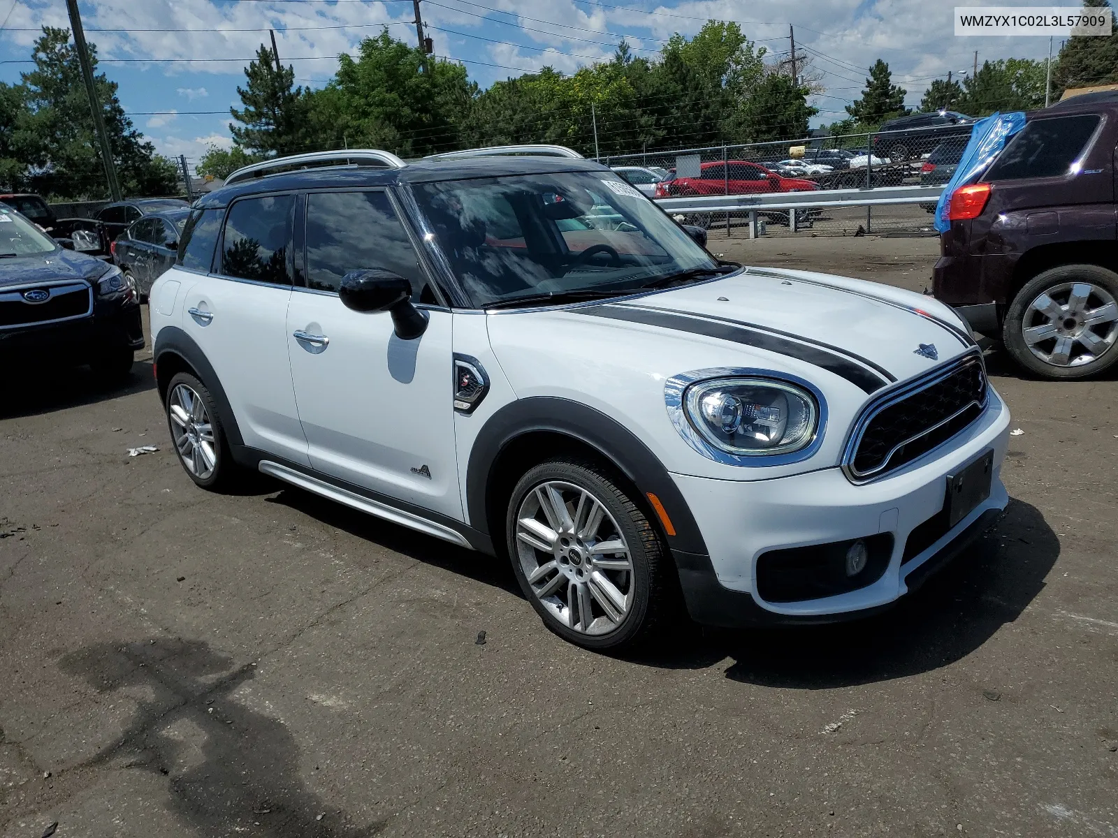 2020 Mini Cooper S Countryman All4 VIN: WMZYX1C02L3L57909 Lot: 61505664