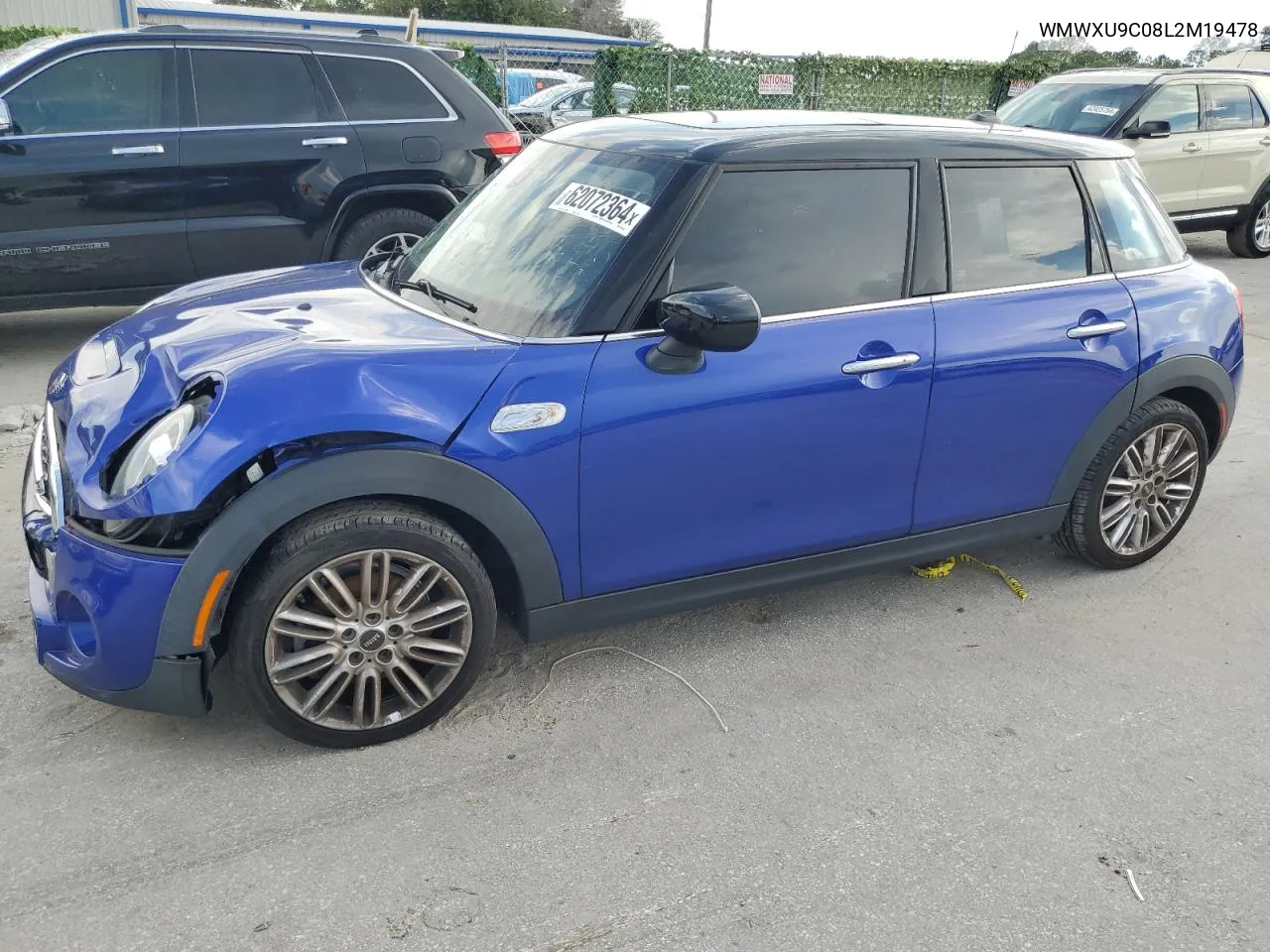 2020 Mini Cooper S VIN: WMWXU9C08L2M19478 Lot: 62072364