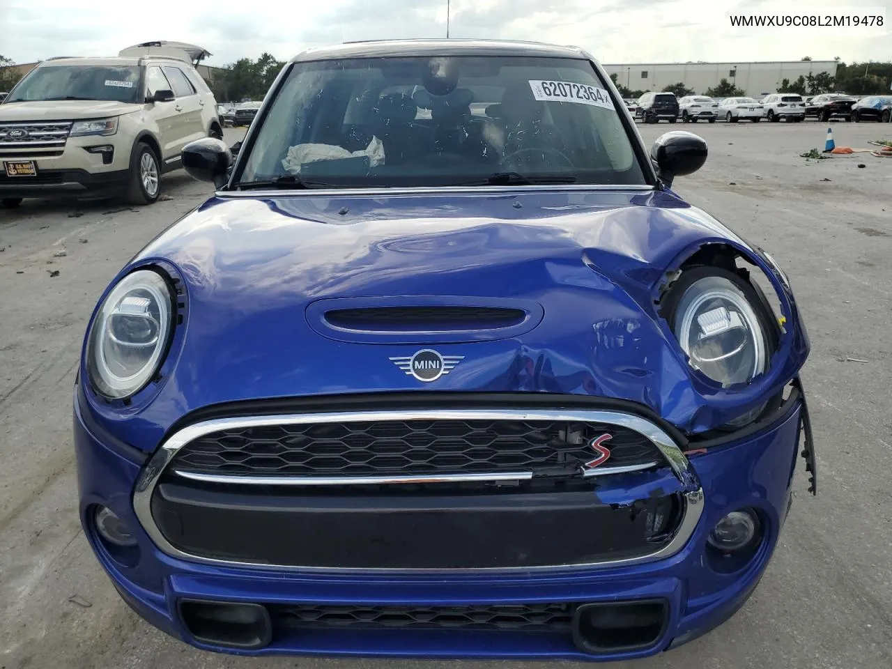 2020 Mini Cooper S VIN: WMWXU9C08L2M19478 Lot: 62072364