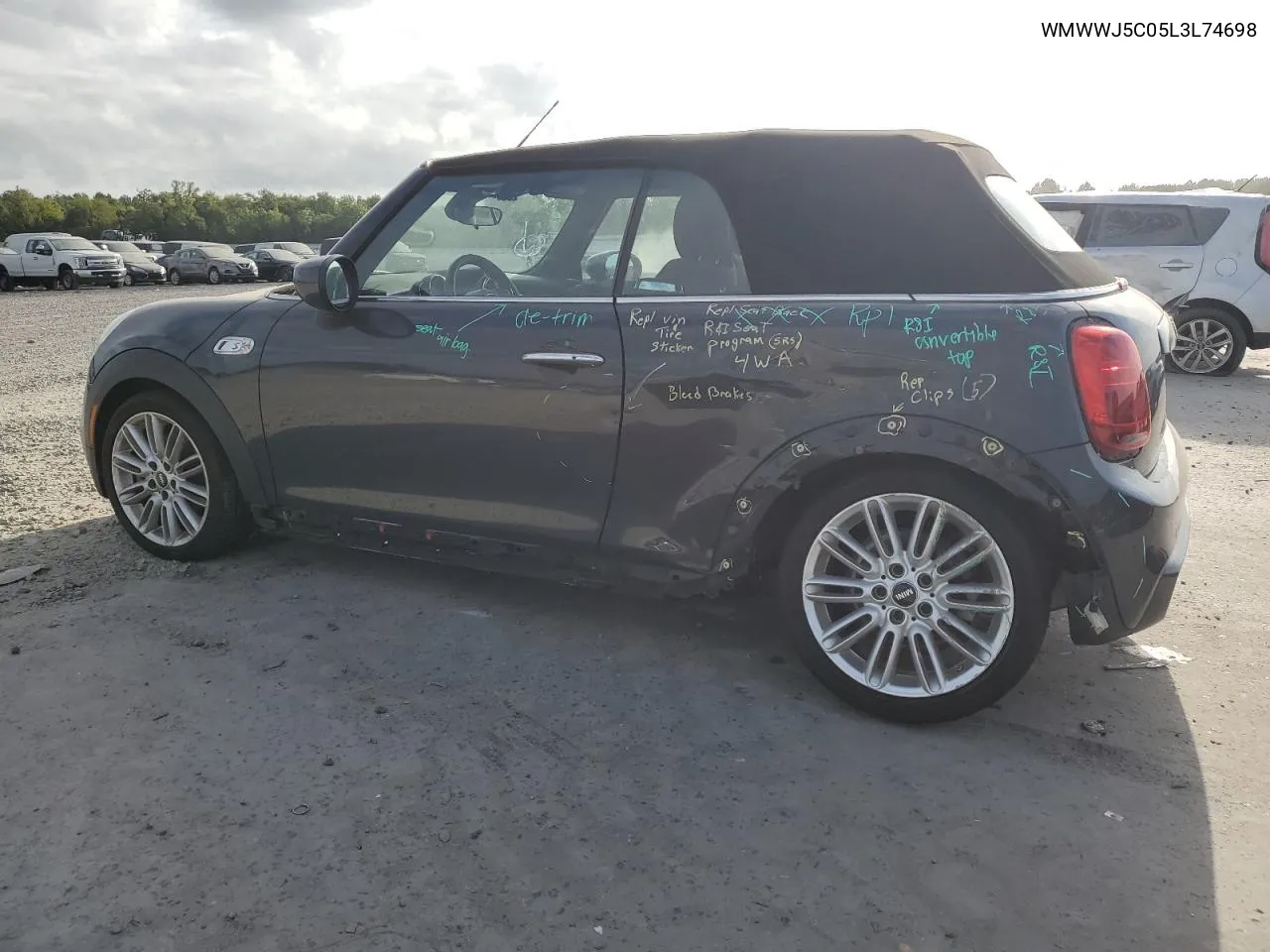 2020 Mini Cooper S VIN: WMWWJ5C05L3L74698 Lot: 67264424