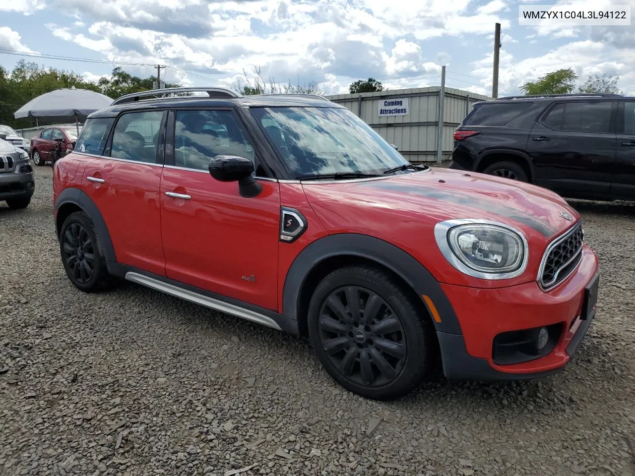 2020 Mini Cooper S Countryman All4 VIN: WMZYX1C04L3L94122 Lot: 68373054