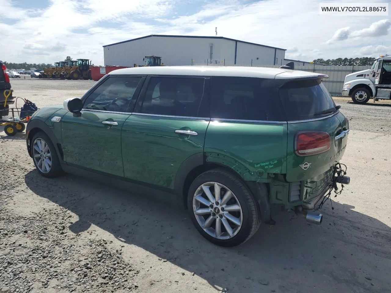 2020 Mini Cooper S Clubman VIN: WMWLV7C07L2L88675 Lot: 68986464