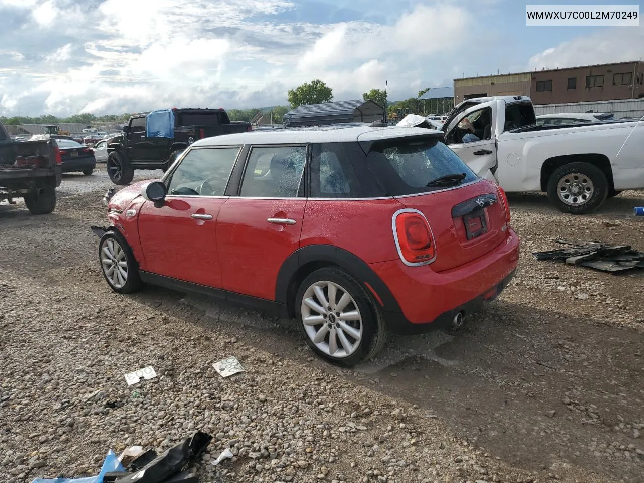 2020 Mini Cooper VIN: WMWXU7C00L2M70249 Lot: 69660744