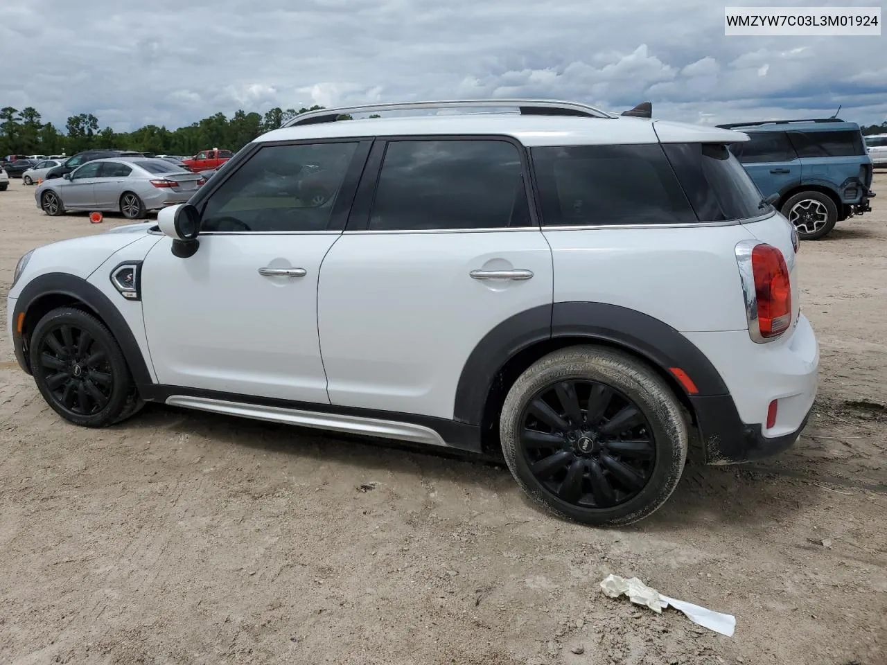 2020 Mini Cooper S Countryman VIN: WMZYW7C03L3M01924 Lot: 70304324