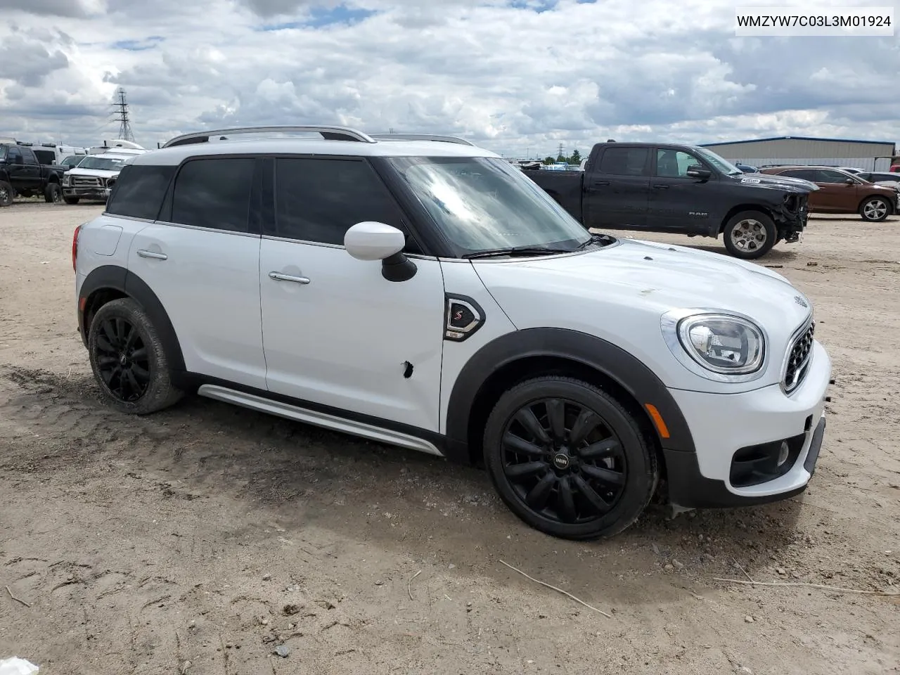 2020 Mini Cooper S Countryman VIN: WMZYW7C03L3M01924 Lot: 70304324