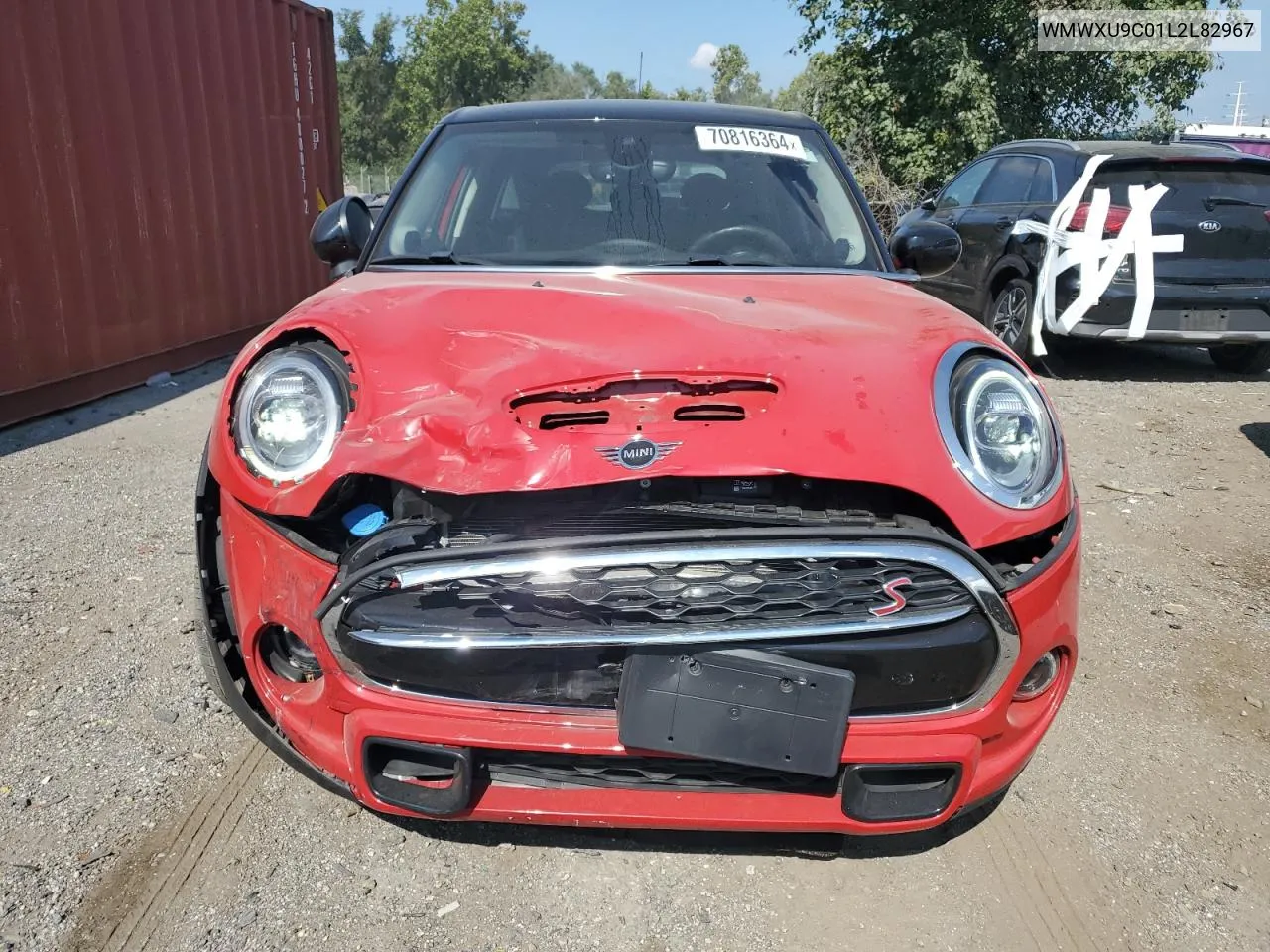 2020 Mini Cooper S VIN: WMWXU9C01L2L82967 Lot: 70816364