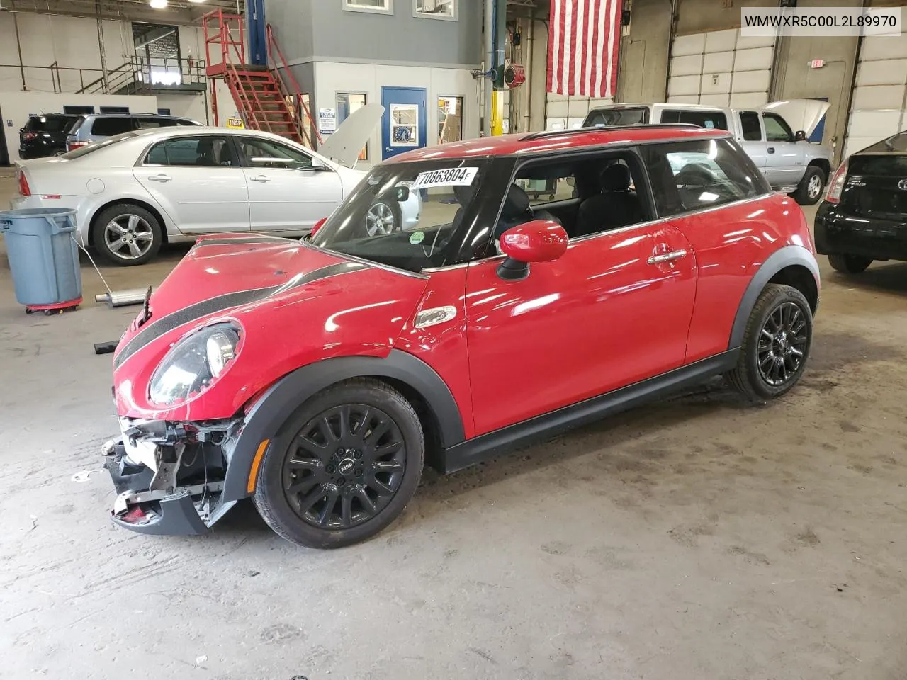 2020 Mini Cooper S VIN: WMWXR5C00L2L89970 Lot: 70863804