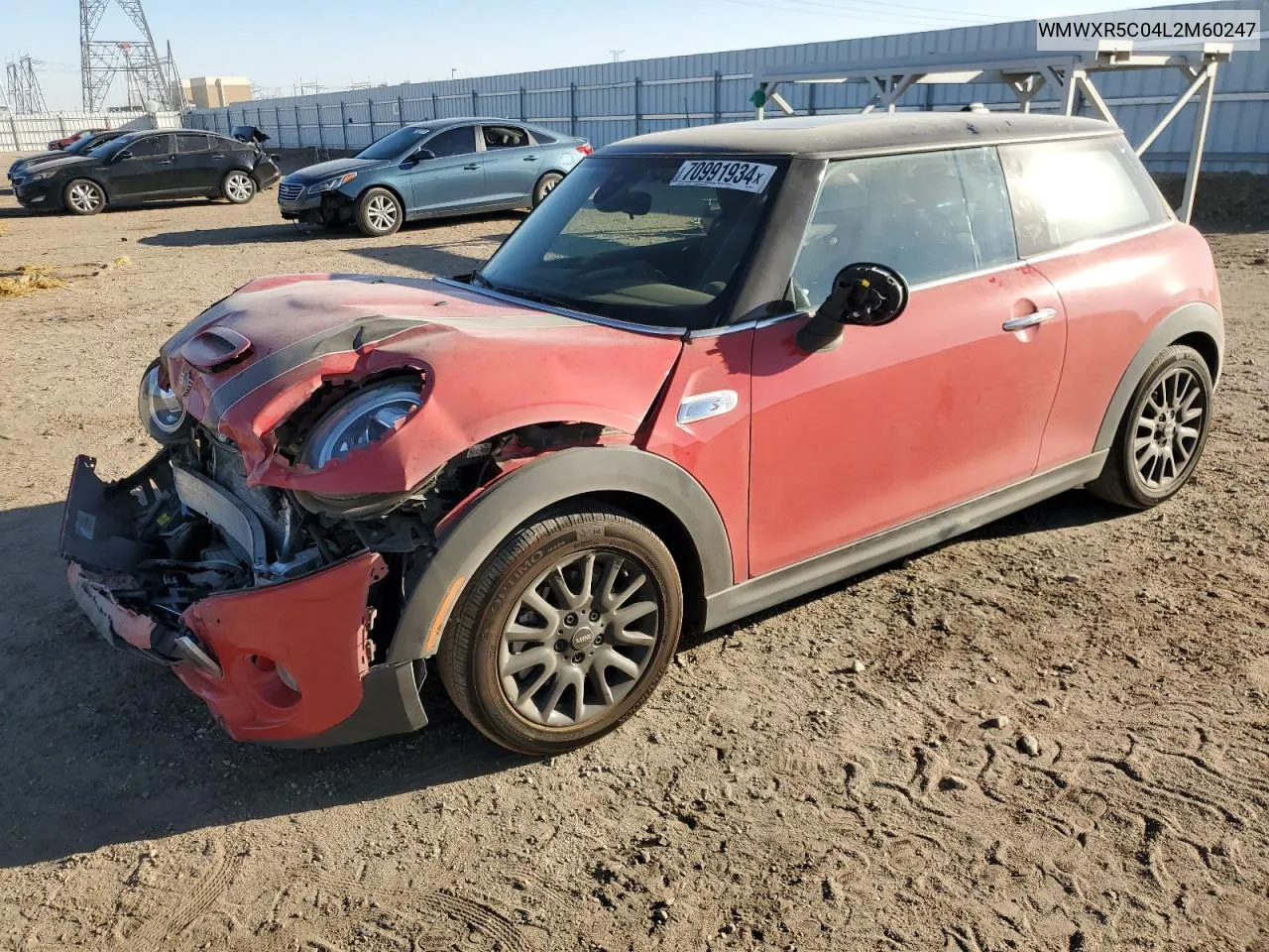 2020 Mini Cooper S VIN: WMWXR5C04L2M60247 Lot: 70991934