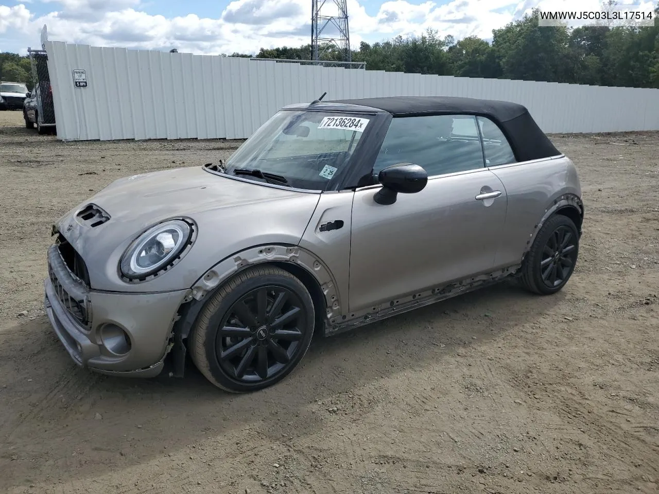 WMWWJ5C03L3L17514 2020 Mini Cooper S