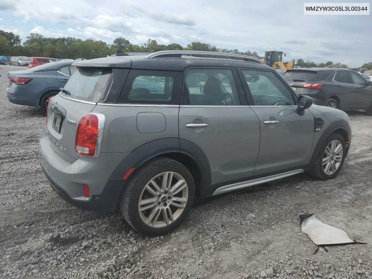 2020 Mini Cooper Countryman VIN: WMZYW3C05L3L00344 Lot: 73370294