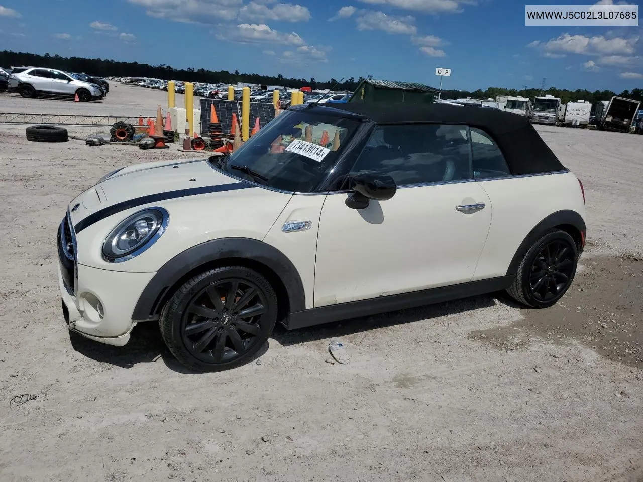 2020 Mini Cooper S VIN: WMWWJ5C02L3L07685 Lot: 73413014