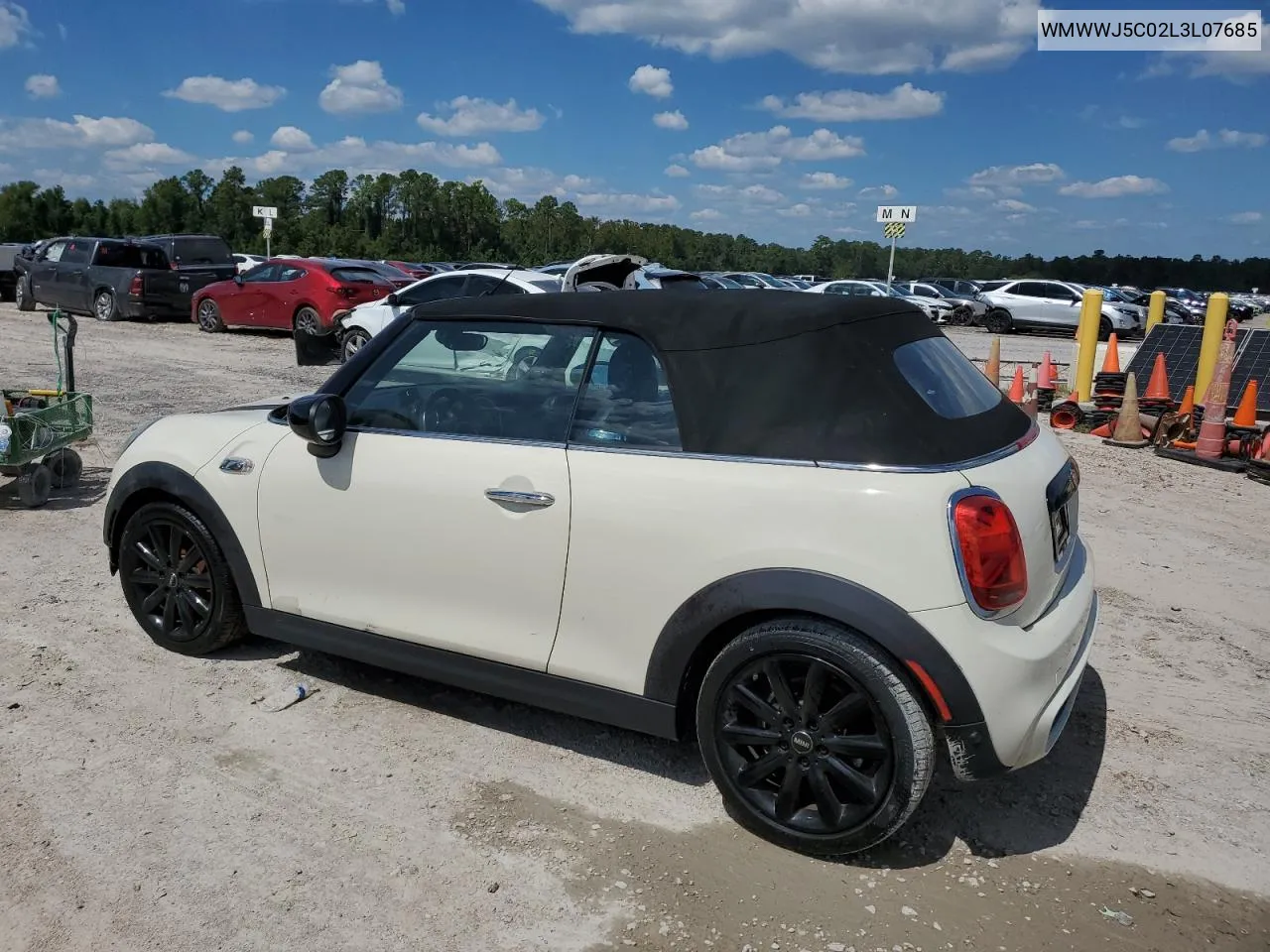 2020 Mini Cooper S VIN: WMWWJ5C02L3L07685 Lot: 73413014