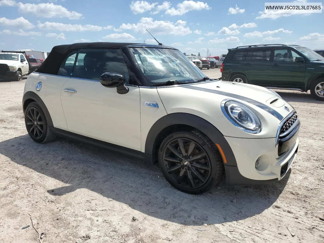 2020 Mini Cooper S VIN: WMWWJ5C02L3L07685 Lot: 73413014