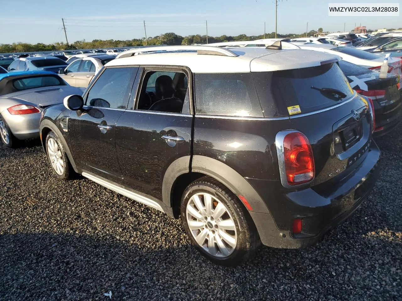 2020 Mini Cooper Countryman VIN: WMZYW3C02L3M28038 Lot: 73915944