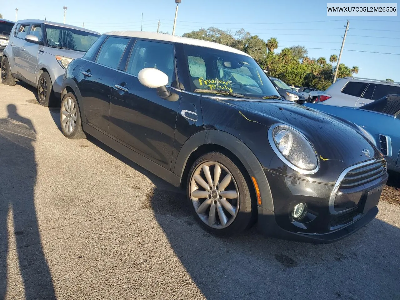 2020 Mini Cooper VIN: WMWXU7C05L2M26506 Lot: 74293374