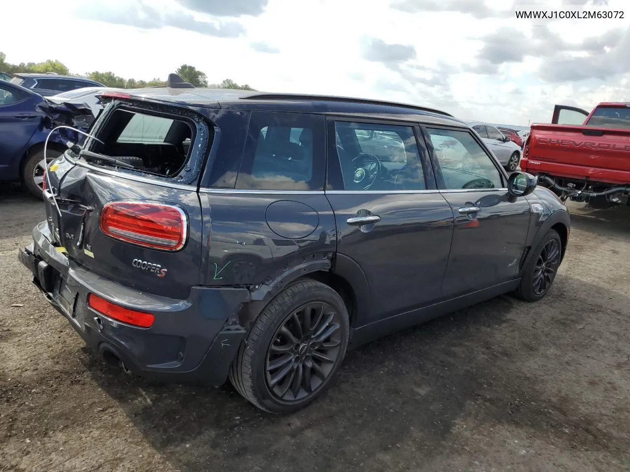 2020 Mini Cooper S Clubman All4 VIN: WMWXJ1C0XL2M63072 Lot: 74776714