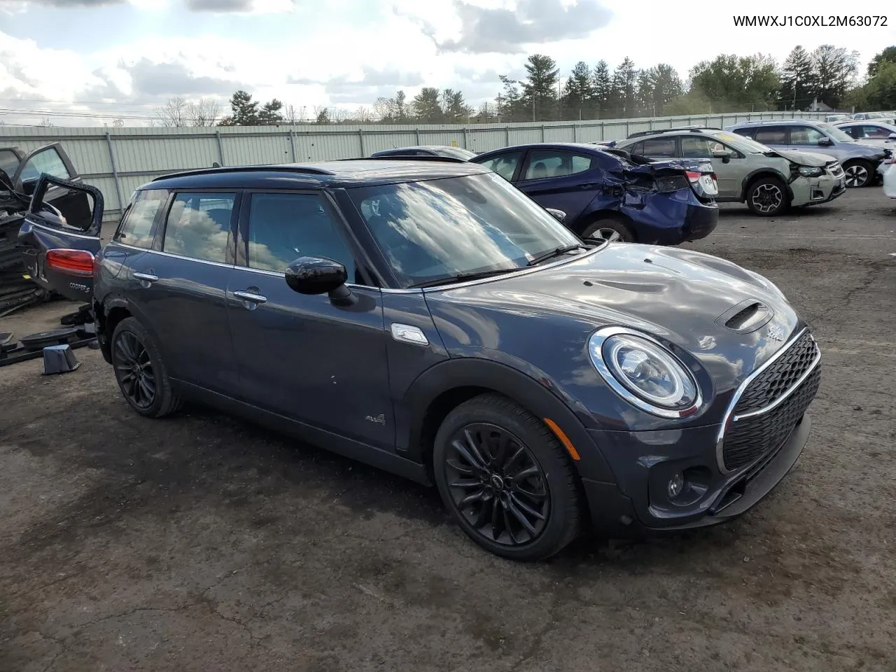 2020 Mini Cooper S Clubman All4 VIN: WMWXJ1C0XL2M63072 Lot: 74776714