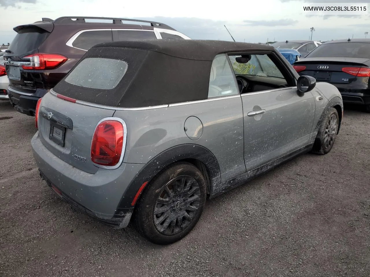 2020 Mini Cooper VIN: WMWWJ3C08L3L55115 Lot: 74778224