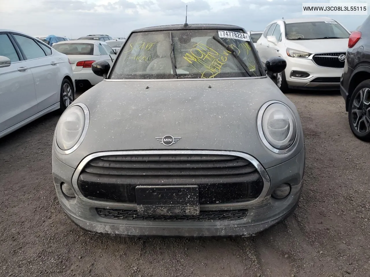 2020 Mini Cooper VIN: WMWWJ3C08L3L55115 Lot: 74778224