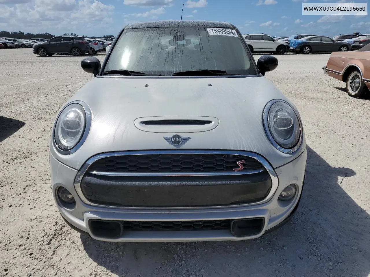 2020 Mini Cooper S VIN: WMWXU9C04L2L95650 Lot: 75909594