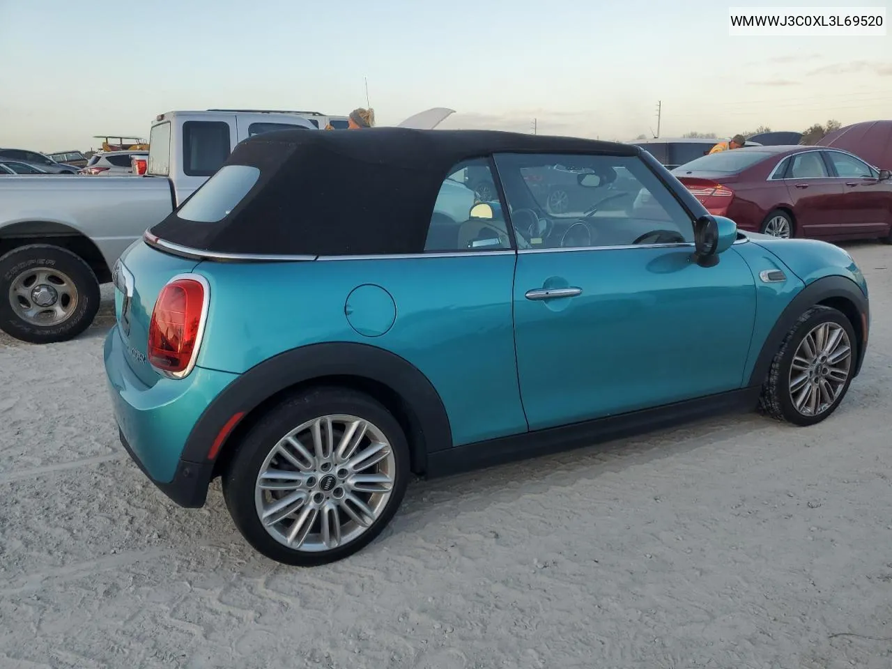 2020 Mini Cooper VIN: WMWWJ3C0XL3L69520 Lot: 77242184