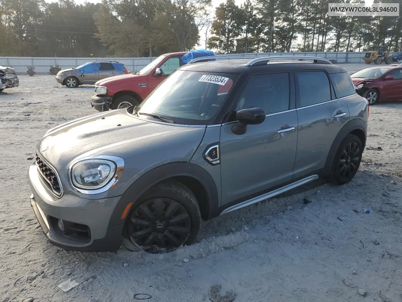 2020 Mini Cooper S Countryman VIN: WMZYW7C06L3L94600 Lot: 77323534