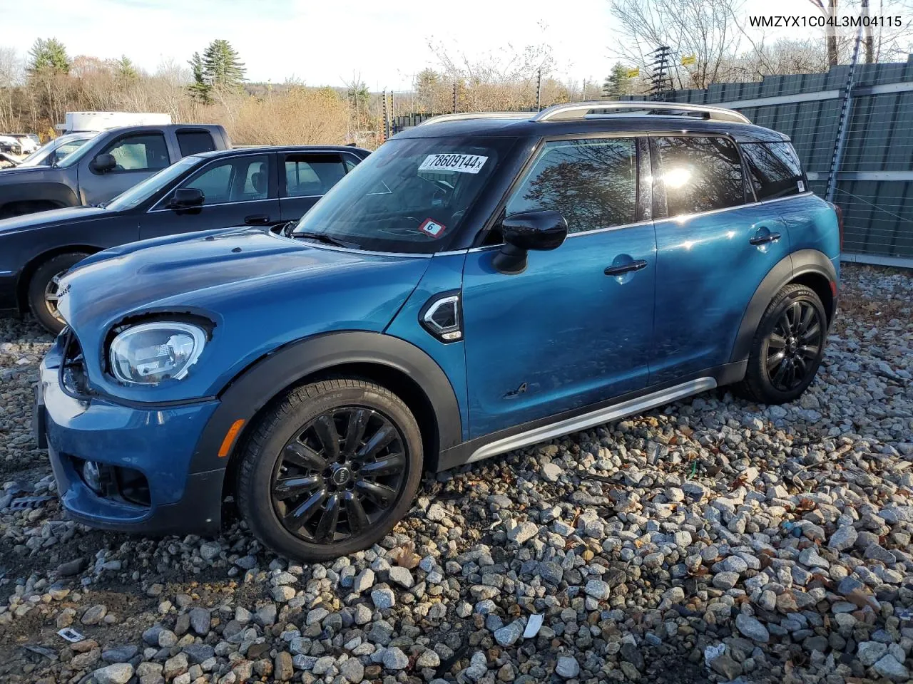 2020 Mini Cooper S Countryman All4 VIN: WMZYX1C04L3M04115 Lot: 78609144