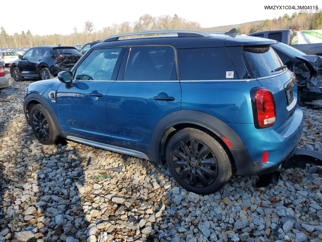 2020 Mini Cooper S Countryman All4 VIN: WMZYX1C04L3M04115 Lot: 78609144