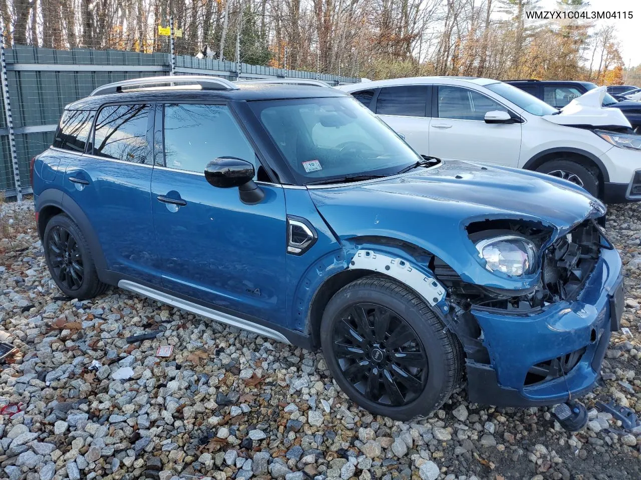 2020 Mini Cooper S Countryman All4 VIN: WMZYX1C04L3M04115 Lot: 78609144