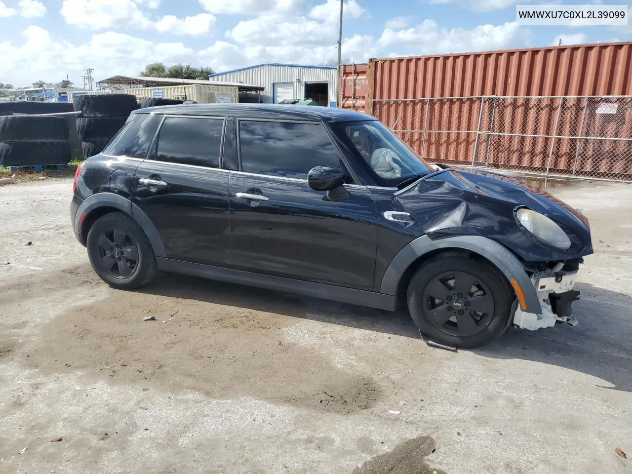 2020 Mini Cooper VIN: WMWXU7C0XL2L39099 Lot: 78623264