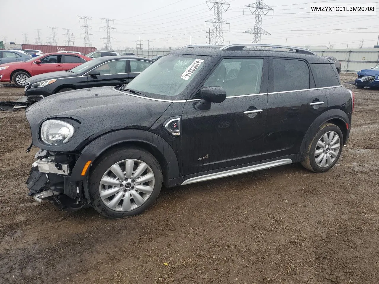 2020 Mini Cooper S Countryman All4 VIN: WMZYX1C01L3M20708 Lot: 81069314