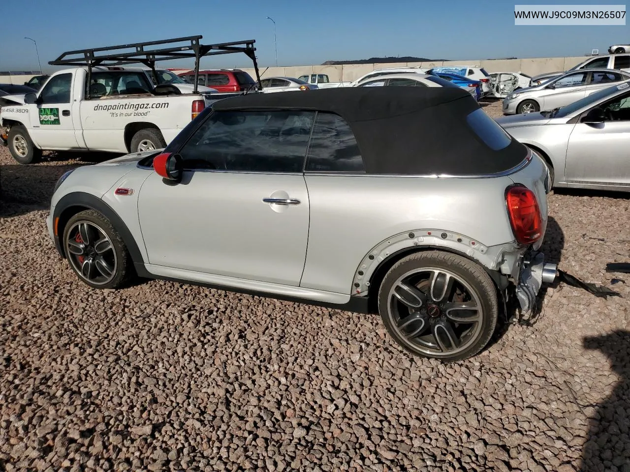 2021 Mini Cooper John Cooper Works VIN: WMWWJ9C09M3N26507 Lot: 68770354