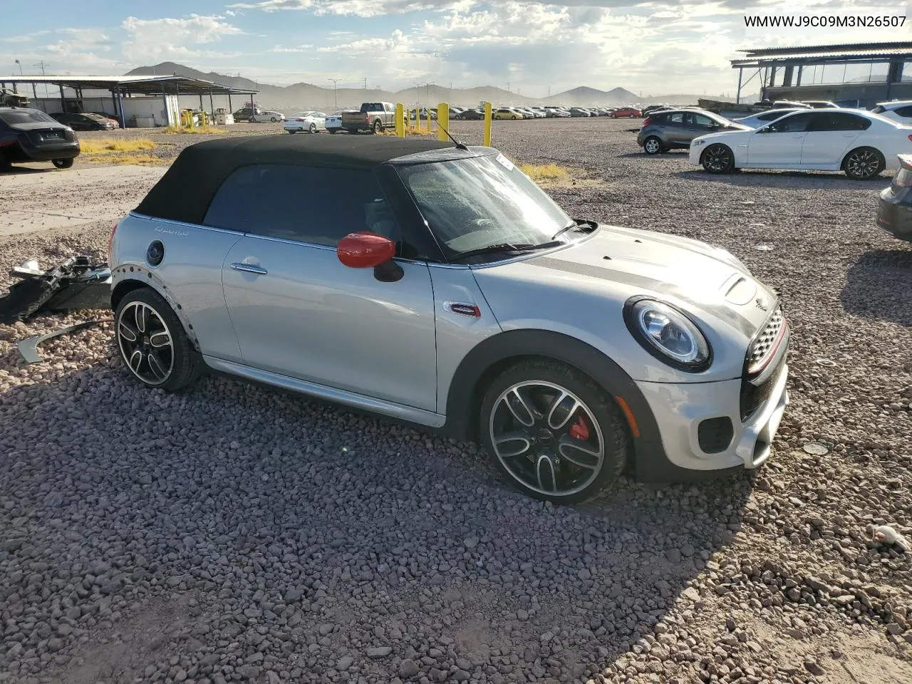 2021 Mini Cooper John Cooper Works VIN: WMWWJ9C09M3N26507 Lot: 68770354