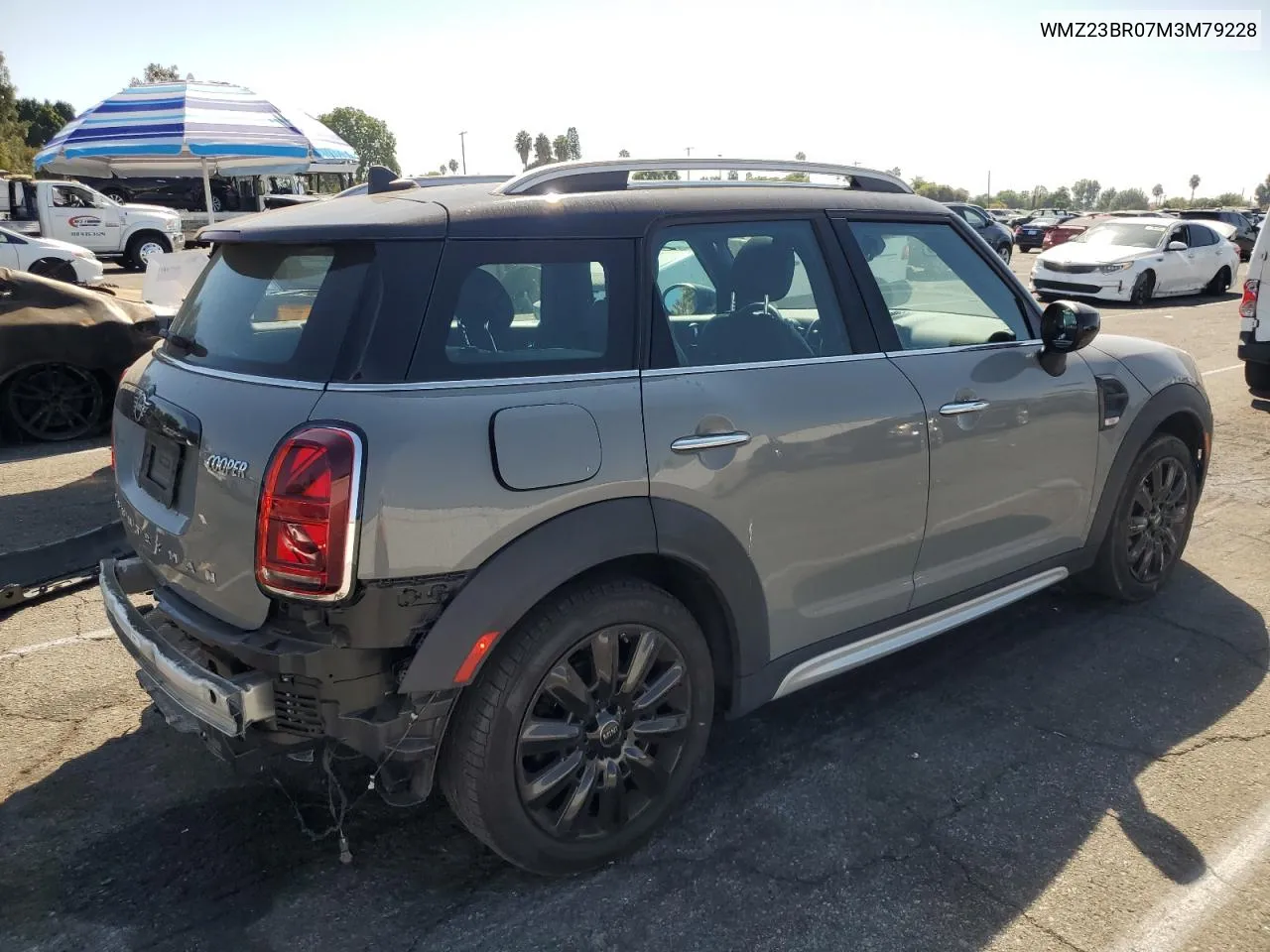 2021 Mini Cooper Countryman VIN: WMZ23BR07M3M79228 Lot: 72582534