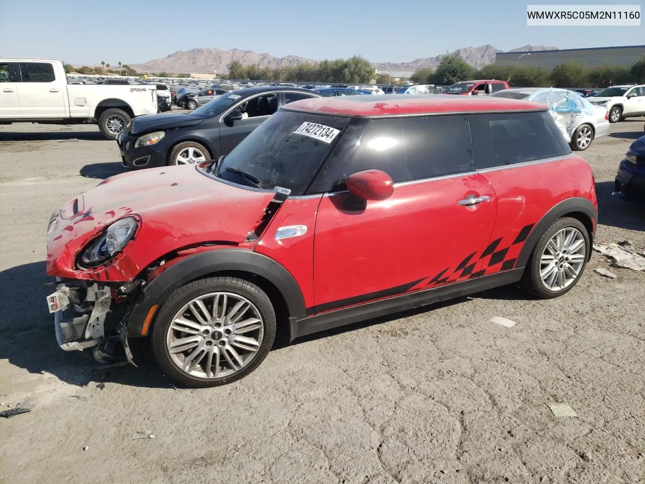 2021 Mini Cooper S VIN: WMWXR5C05M2N11160 Lot: 74272134