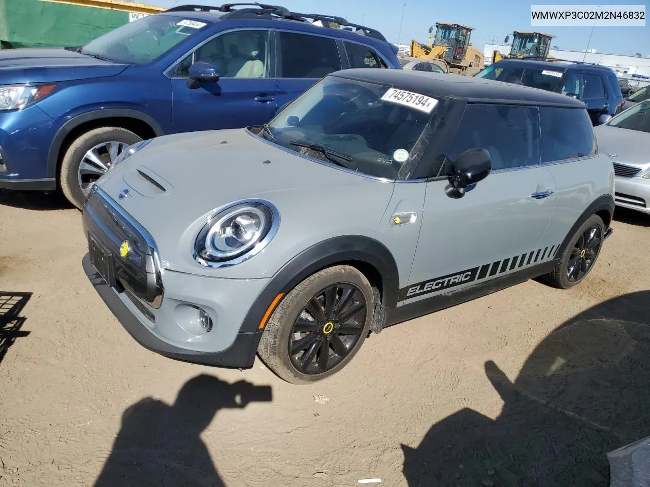 2021 Mini Cooper Se VIN: WMWXP3C02M2N46832 Lot: 74575194