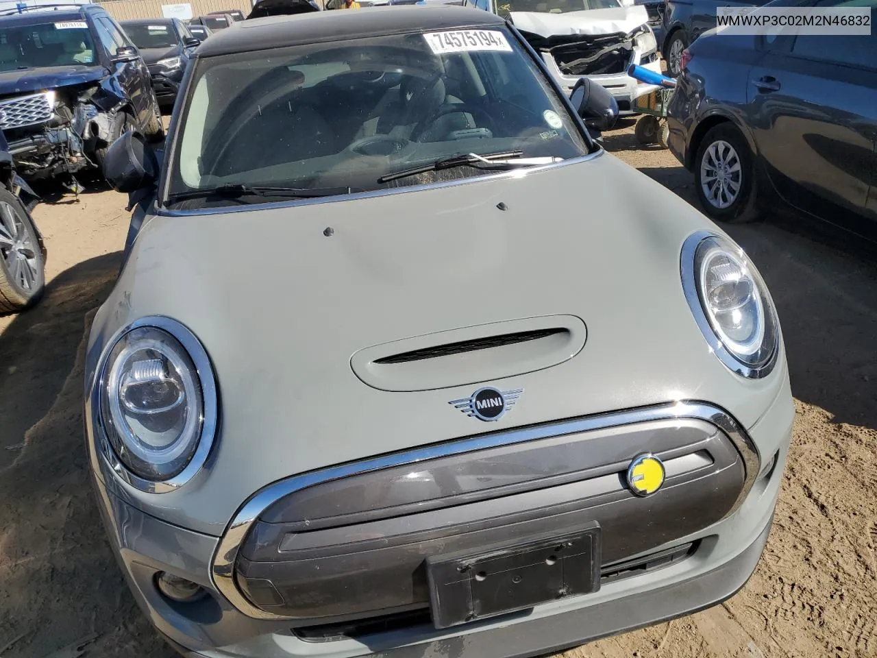 2021 Mini Cooper Se VIN: WMWXP3C02M2N46832 Lot: 74575194